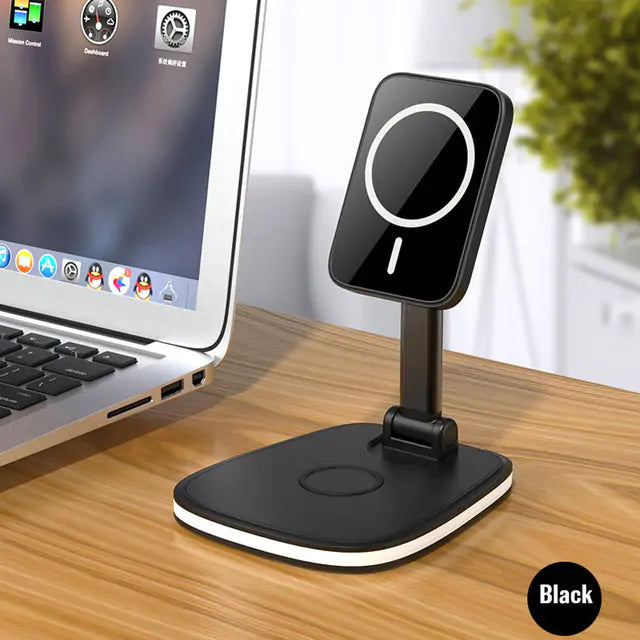 3in1 15W Folding Wireless Magnetic Charger