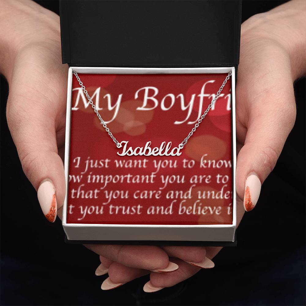 To my boyfriend