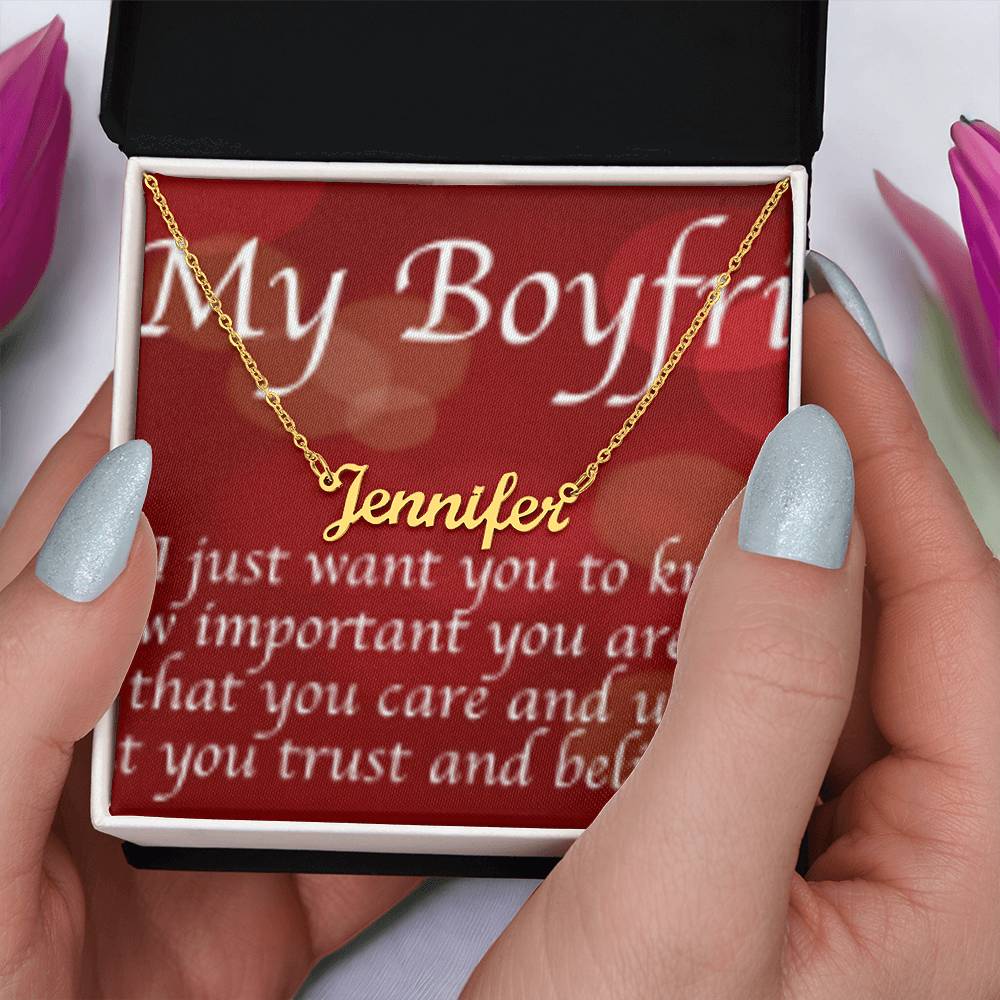To my boyfriend