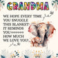 To My Grandma - Elephant Woven Blanket